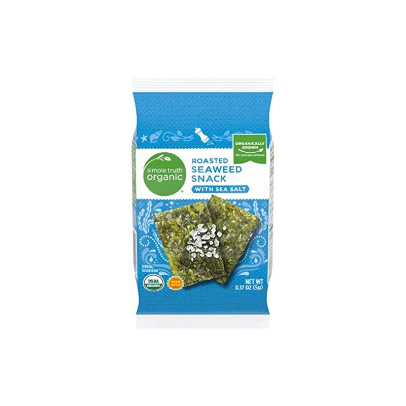Simple Truth Organic Roasted Seaweed Snack With Sea Salt 6