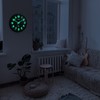Sharp Sharp Glow in The Dark Atomic Analog Wall Clock