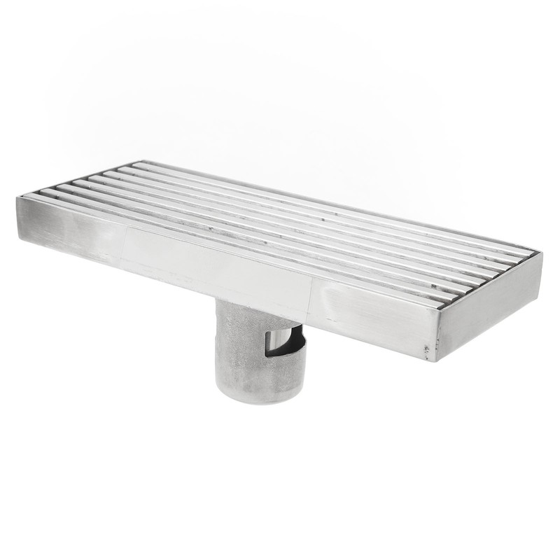 Linear Shower Drain Stainless Steel Odor Resistant Rectangular Floor Drain