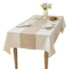 UWWGKK Linen Tablecloths for Rectangle Tables, Waterproof Tablecloth Advanced Waterproofing