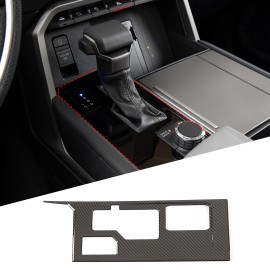 carmotion88 For Tundra Sequoia 2022-23 ABS Carbon Gear Shift Box Panel Trim Accessories Kit