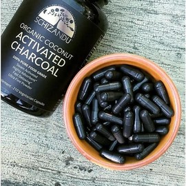 Organic Activated Charcoal Capsules from Coconut, 210 ct - jar/set: Set of 2 jars