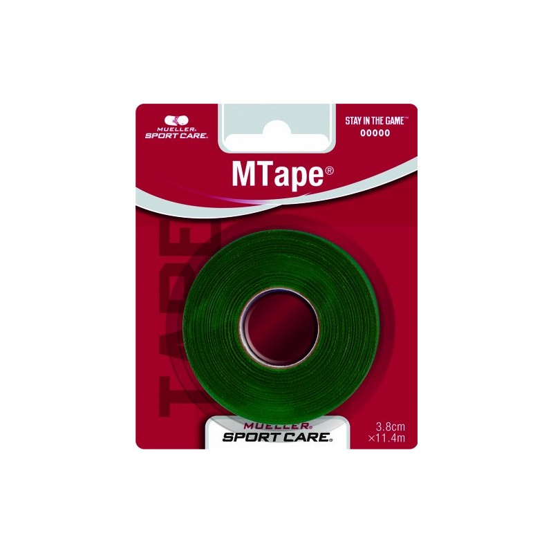 Mueller Athletic M Tape, Green, 1.5" x 10 Yards MTAPE