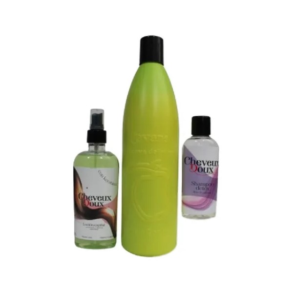 Keratina Brasileña Evans Limao-fort + Locion Capilar Y Detox