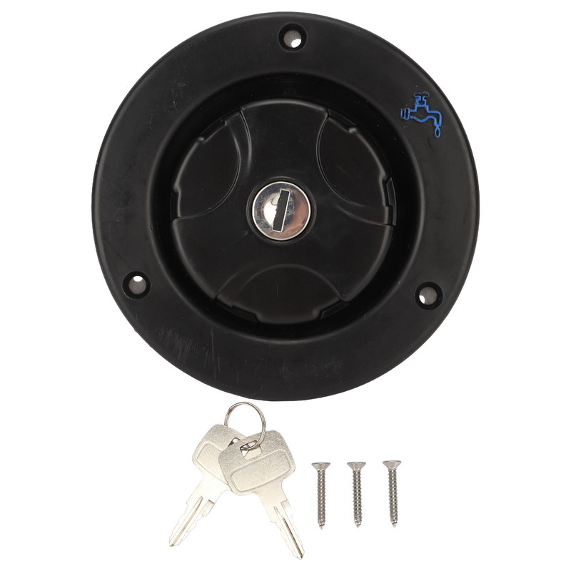 Round Water Inlet with Lock Camper Water Inlet Hatch Gravity