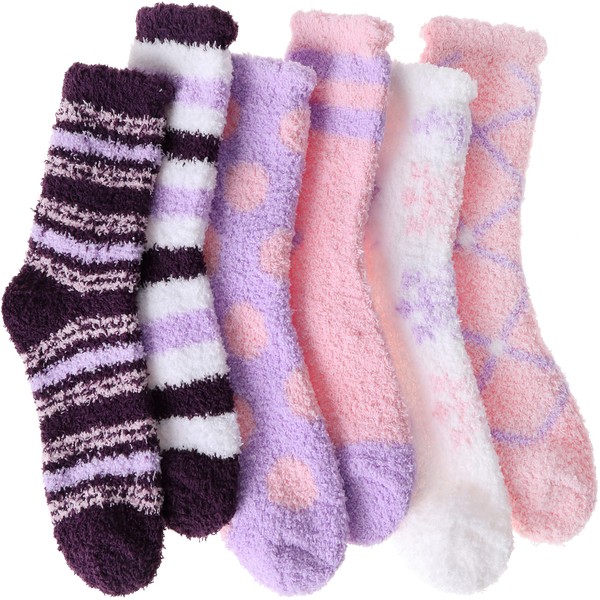 ANTSANG Womens Fuzzy Socks Fluffy Slipper Cozy Cabin Winter Soft