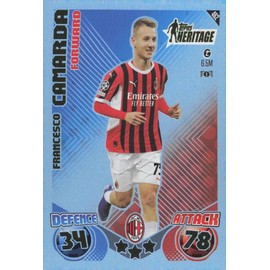 Match Attax 2024 2025 Francesco Camarda Heritage Trading Card