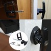 6½" T-Handle Shed Door Lock Handle with Lock Keyed Alike