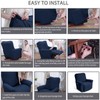 KEKUOU Recliner Chair Covers, 1-Piece Lazy Boy Recliner Covers, Navy
