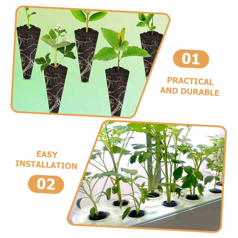 Totority 10Pcs Hydroponic Planting Sponges Soilless Grow Sponges for Germination