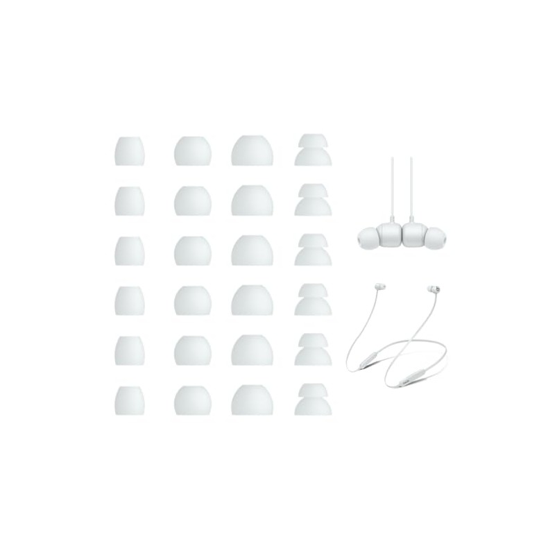 Zotech Replacement Earbud Tips for Beats Flex Earbuds, 12 Pairs