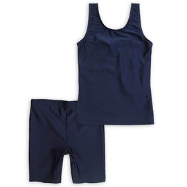 Ashberry Kid's School Swimwear, Girl’s Top and Bottom Set, UPF 50+ UV Protection -