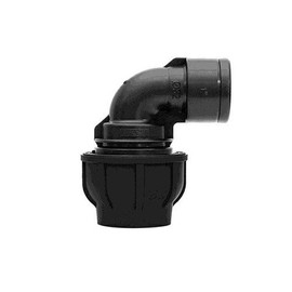 Gebo GmbH Polypropylene Elbow Pipe 90 ° with internal thread Fittings DVGW Gebo 40 mm 1 1/4 "