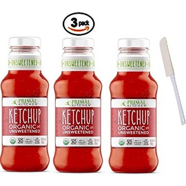 Primal Kitchen Organic and Unsweetened Ketchup Three Pack