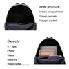 YANAIER Women Leather Backpack Purse Anti-Theft Mini Backpack Casual Waterproof