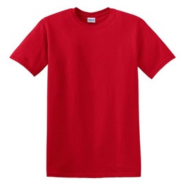Gildan Youth 5.3 oz. Heavy Cotton T-Shirt - CARDINAL RED - L