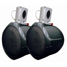 MCM Custom Audio 60-10031 8" Marine Wakeboard Two-Way Speaker Pair - Black