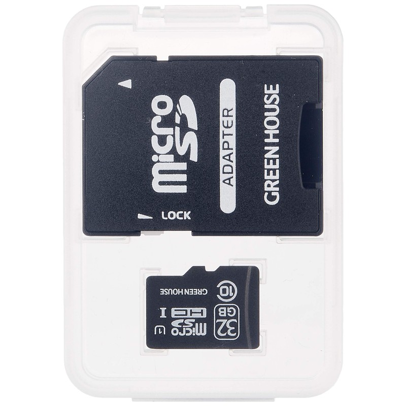 Greenhouse GH-SDMRHCUB32G microSDHC Card, 32 GB, Class 10, UHS-I Compatible