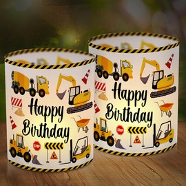 12 Lantern Table Decoration Digger Birthday, Digger Table Decoration, Lantern Table Decoration, Lantern Decoration, Suitable for Women, Men, Girls, Boys
