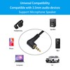 CERRXIAN 90 Degree Right Angle 3.5mm Male to Male Jack