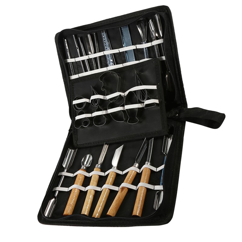 1 Set 46Pcs Carving Tools Kit Portable Vegetable Fruit Food