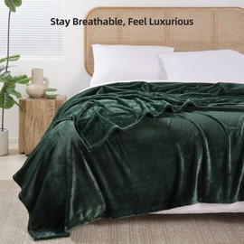 Fleece Blanket Twin Size - Soft Plush Fluffy Fuzzy Throw Blanket for Couch Bed Sofa - Luxury Lightweight Warm Microfiber Flannel Blanket All Season Use for Home Travel Camping, 60x80 inches