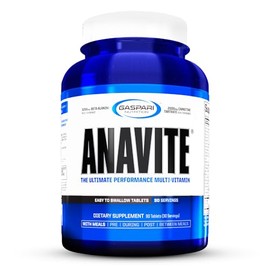 Gaspari Nutrition Gaspari Nutrition Anavite, Sports Multi-Vitamin with Amino Acids, Beta-Alanine and L-Carnitine, Enhanced Performance and Recovery (New Smaller Size, 30 Servings)