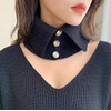Rubitas Neck Warmer, Scarf, Collar Included, Muffler, Turtle Guard, Knit,