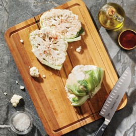 Tramontina FSC Certified Brazilian Tigerwood Cutting and Serving Board - 15 x 11-in, 81000/048DS