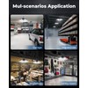toberich 2-Pack Plug in Garage Lights, 180W 18000LM Linkable LED