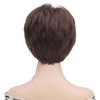 Lydell 6-8" Straight Short Bob Wig Layered Shaggy Flat Bangs