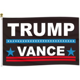 100% Trump Vance 2024 Flag Trump President Flag 3x5Ft Make America Great Again Banner