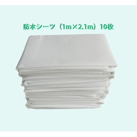 Disposable Waterproof Sheets, Care Sheets, Nursing Supplies, Thin Type, 10 Pieces, White Color, Lightweight, Bed Sheet, Dispo Sheet, Waterproof, Oilproof, Convenient to Use, Babies, Elderly, Mat, Travel, Beauty Salon, Massage, Nursing Care, Travel, Work,