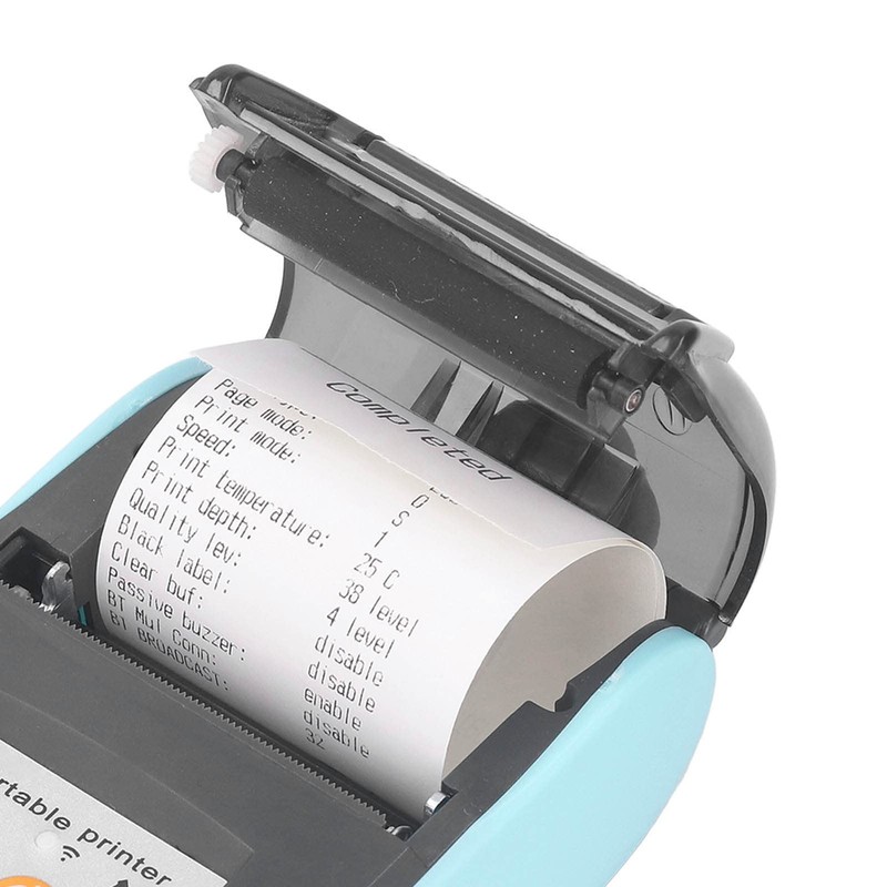 Bluetooth Receipt Printer, 58mm Mini Wireless Receipt Thermal Printer Portable