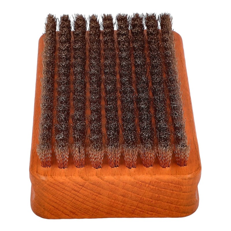 RiSki Ski Brush Wax Brush Bronze