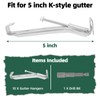 G Good Gain Gutter Hangers 5 Inch - Gutter Brackets