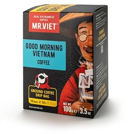 Mr.Viet Good Morning Vietnam Ground Coffee Drip Bag 8 Drip Bags