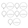 5pcs Hanging Planter Holder Rust Proof Decorative Metal Hanging Flower