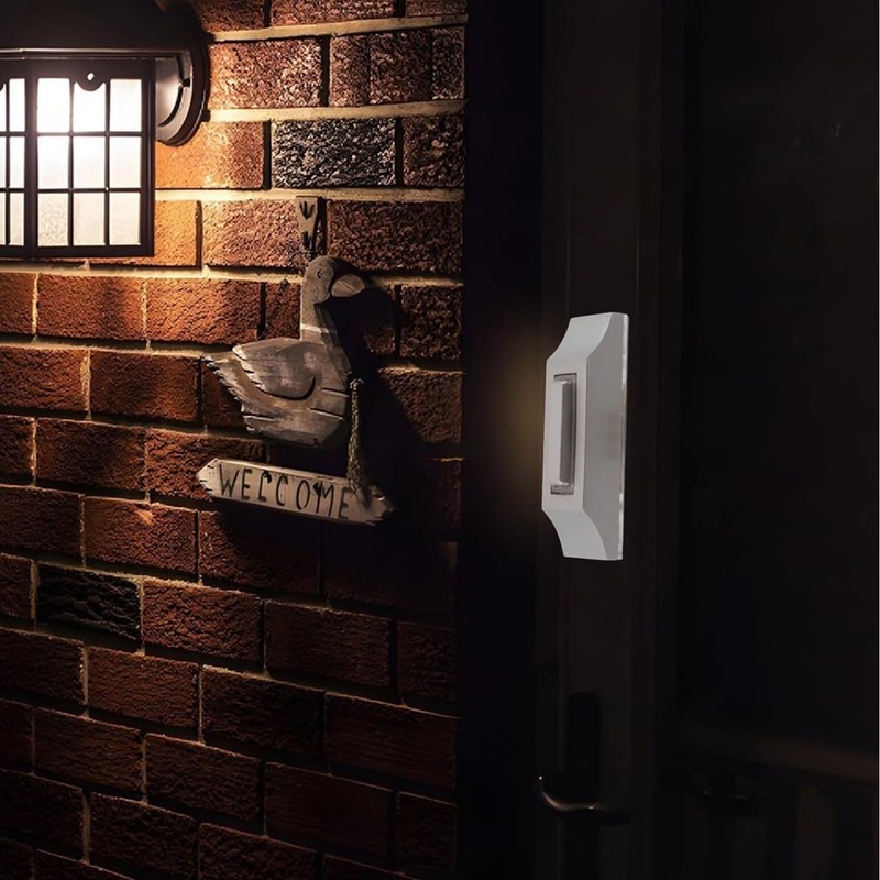 Tiardey Doorbell Push Button Wired Lighted Doorbell Button Duty Wall