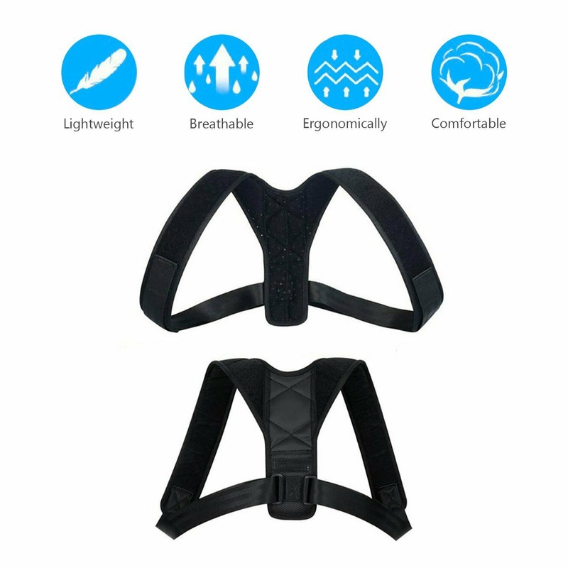 Unisex Upper Back Posture Corrector Posture Shoulder Back Holder Clavicle