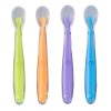 Papu Baby 4 Cucharas Papubaby De Silicón Colores Variados.
