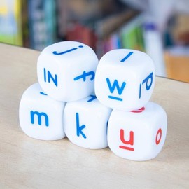 Really Good Stuff Lowercase Letter Dice - 5 dice