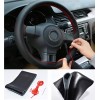 CHUSYYRAY Black + Red 38cm DIY PU Leather Warming Car