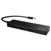 Logilink USB Hub for PC/Laptop Aluminium Housing black Black 3+1