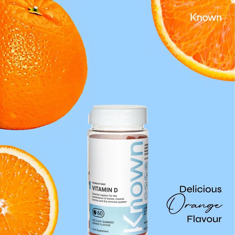 Vitamin D3 Gummies (2000IU) by Known | Essential Support for