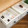 chenqi Adjustable Drawer Dividers, 2 Pack Expandable Plastic Kitchen Clothes
