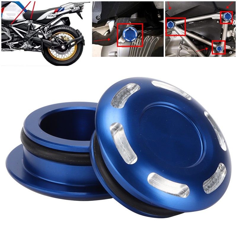 Motocycle Frame Hole Cover Aluminium Alloy Accessories Replacement for Tenere