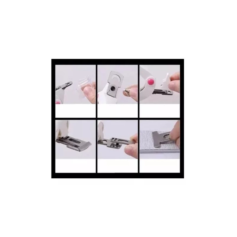 Corta Tip Profesional Para Uñas De Acrílico Con Medidor