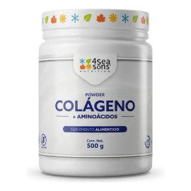 Colágeno Hidrolizado 4 Seasons Nutrition en Polvo con Aminoácidos y Mandarina, 700 g