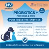 NATRIVIGA Freeze-Dried Probiotics for Dogs with Enzymes, Omega-3 & Zinc
